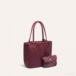 Goyard ANJOU MINI BAG Tote Veske Burgunder | GY-VUS1637