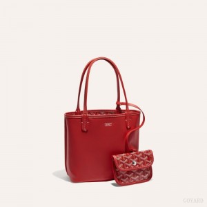 Goyard ANJOU MINI BAG Tote Veske Rød | GY-WBZ0157