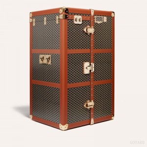 Goyard ARMOIRE TRUNK Koffert Svarte Brune | GY-MNL4048