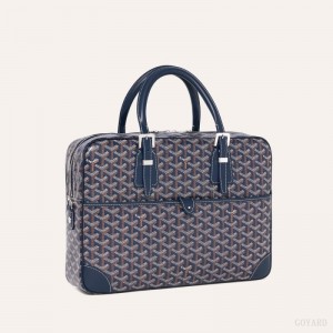 Goyard Ambassade MM Document Case Stresskoffert Marineblå Blå | GY-JRW2554