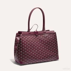 Goyard BELLECHASSE BIAUDE PM BAG Tote Veske Burgunder | GY-KIU0242