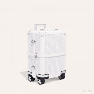 Goyard BOURGET PM TROLLEY CASE Koffert Hvite | GY-RBR6982