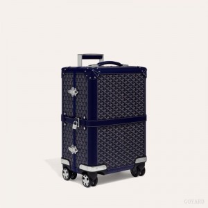 Goyard BOURGET PM TROLLEY CASE Koffert Marineblå Blå | GY-EVA3449