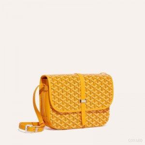 Goyard Belvedere MM Bag Skulderveske Gul | GY-EHP8188