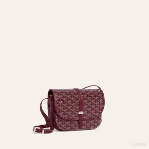 Goyard Belvedere PM Bag Skulderveske Burgunder | GY-VDH3286