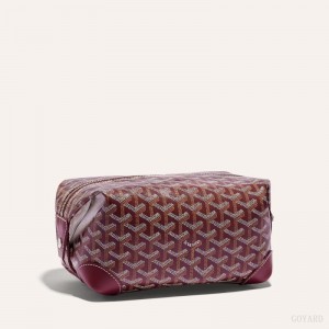 Goyard Bowling 25 Toiletry Bag Accessories Burgunder | GY-COE3723