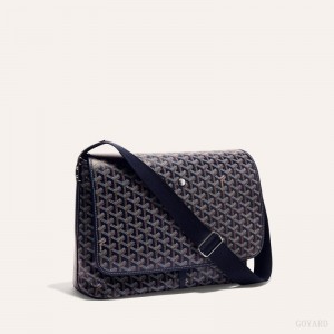 Goyard CAPETIEN MM MESSENGER BAG Skulderveske Marineblå Blå | GY-GKC5636