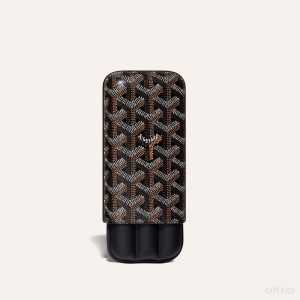 Goyard CHURCHILL 3 CIGAR CASE Etui Veske Svarte | GY-KWH4302