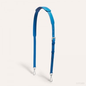 Goyard CUIR MM STRAP Veskestropp Blå | GY-DNQ1112