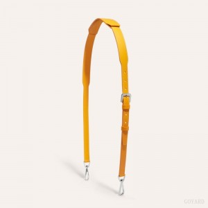 Goyard CUIR MM STRAP Veskestropp Gul | GY-SVA0393