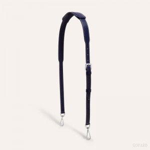 Goyard CUIR MM STRAP Veskestropp Marineblå Blå | GY-XHT0502