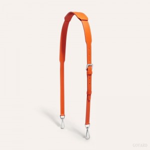 Goyard CUIR MM STRAP Veskestropp Oransje | GY-ADJ4131