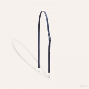 Goyard CUIR PM STRAP Veskestropp Marineblå Blå | GY-WBG7793