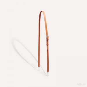 Goyard CUIR PM STRAP Veskestropp Svarte Brune | GY-NWK0941