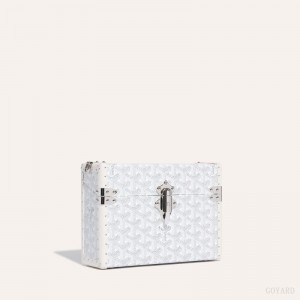 Goyard Cassette Trunk Bag Skulderveske Hvite | GY-VNG5698