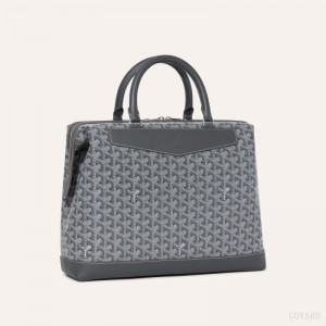 Goyard Cisalpin Document Case Vesker Grå | GY-LIX6789