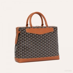 Goyard Cisalpin Document Case Vesker Svarte Brune | GY-QXA5295
