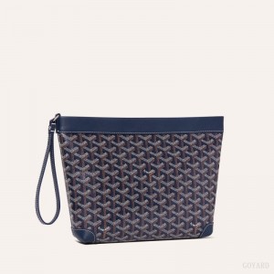 Goyard Conti pouch Pouches Marineblå Blå | GY-NJZ8528