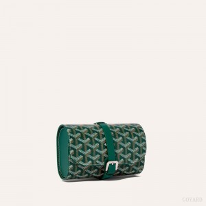Goyard DOUBLE TRAVEL WATCH CASE Accessories Grønn | GY-WHJ3953