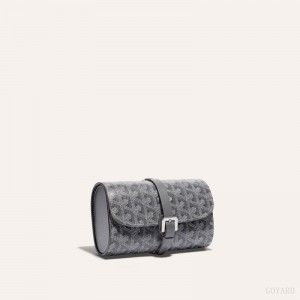 Goyard DOUBLE TRAVEL WATCH CASE Accessories Grå | GY-ZLT4585