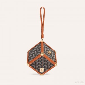 Goyard Dé Trunk Bag Bagasjepose Svarte Brune | GY-HKD1308