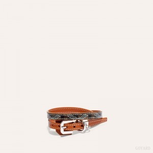 Goyard EDMOND BRACELET Armbånder Svarte Brune | GY-KUI4194