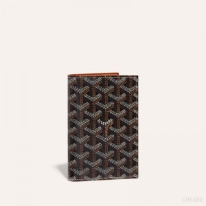 Goyard GRENELLE PASSPORT COVER Passholder Svarte Brune | GY-IDZ3502
