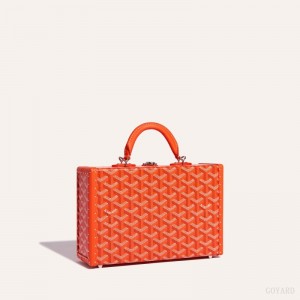 Goyard Grand Hôtel Trunk Bag Skulderveske Oransje | GY-GNF4268