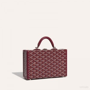 Goyard Grand Hôtel Trunk Bag Skulderveske Burgunder | GY-ODT8142