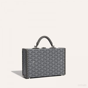 Goyard Grand Hôtel Trunk Bag Skulderveske Grå | GY-GTK0027