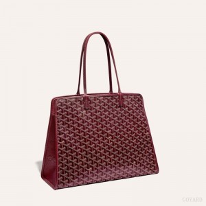Goyard HARDY PM BAG Tote Veske Burgunder | GY-MKZ2421