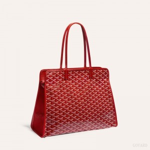 Goyard HARDY PM BAG Tote Veske Rød | GY-WCI7951