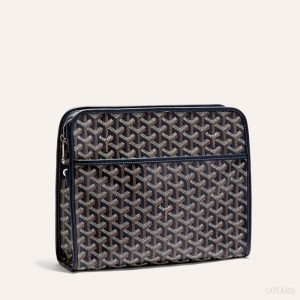Goyard JOUVENCE GM TOILET BAG Accessories Marineblå Blå | GY-ZXZ7825