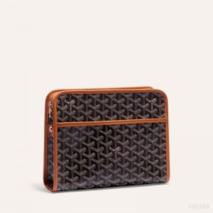 Goyard JOUVENCE MM TOILET BAG Accessories Svarte Brune | GY-MDT9649