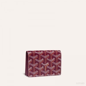 Goyard MALESHERBES CARD WALLET Kortholder Burgunder | GY-CWT8782