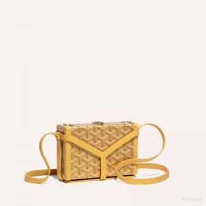 Goyard MINAUDIÈRE TRUNK BAG Mini Vesker Gull | GY-YRX5081