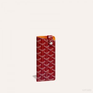Goyard MONTMARTRE PM GLASSES CASE Etui Veske Rød | GY-VDY7998