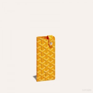 Goyard MONTMARTRE PM GLASSES CASE Etui Veske Gul | GY-HZP4787