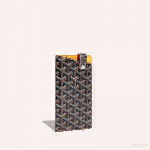 Goyard Montmartre GM Case Etui Veske Svarte Brune | GY-VDG1621