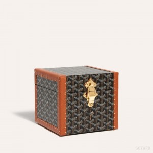 Goyard PARIS CASE Boxes Svarte Brune | GY-WML7798