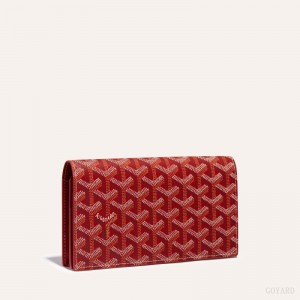 Goyard RICHELIEU WALLET Lommebok Rød | GY-EYK9629