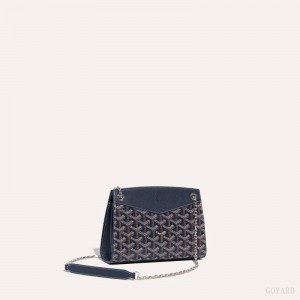 Goyard Rouette Structuré Mini Bag Vesker Marineblå Blå | GY-KFF1080