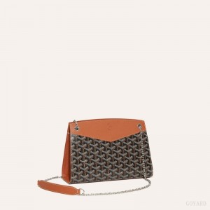 Goyard Rouette Structuré PM Bag Skulderveske Svarte Brune | GY-CTS7262