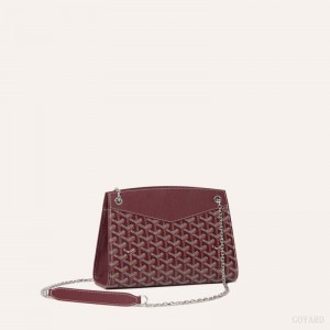 Goyard Rouette Structuré PM Bag Skulderveske Burgunder | GY-ZJE5918