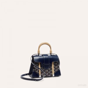 Goyard SAÏGON STRUCTURE MINI BAG Vesker Marineblå Blå | GY-ENY2100