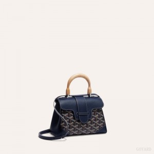 Goyard SAIGON SOUPLE MINI BAG Mini Vesker Marineblå Blå | GY-FFT8183