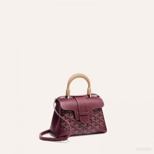 Goyard SAIGON SOUPLE MINI BAG Mini Vesker Burgunder | GY-VKA0108