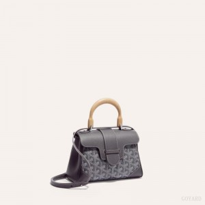 Goyard SAIGON SOUPLE MINI BAG Mini Vesker Grå | GY-PPU8883