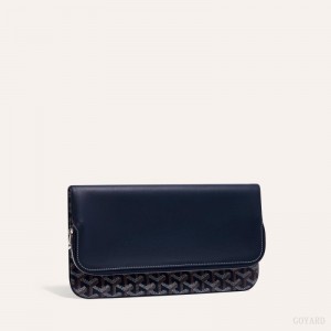Goyard SAINTE-MARIE CLUTCH Pouches Marineblå Blå | GY-ZMF7789