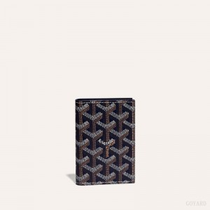 Goyard SAINT-MARC CARD WALLET Kortholder Marineblå Blå | GY-EFR2574